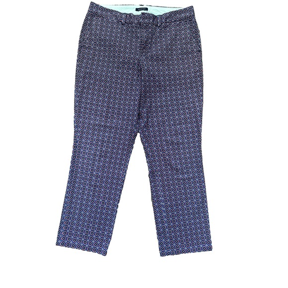 Lands' End Pants - Women's Medallion Print Straight Fit 2 Trousers by Lands' End, Sz: 10
